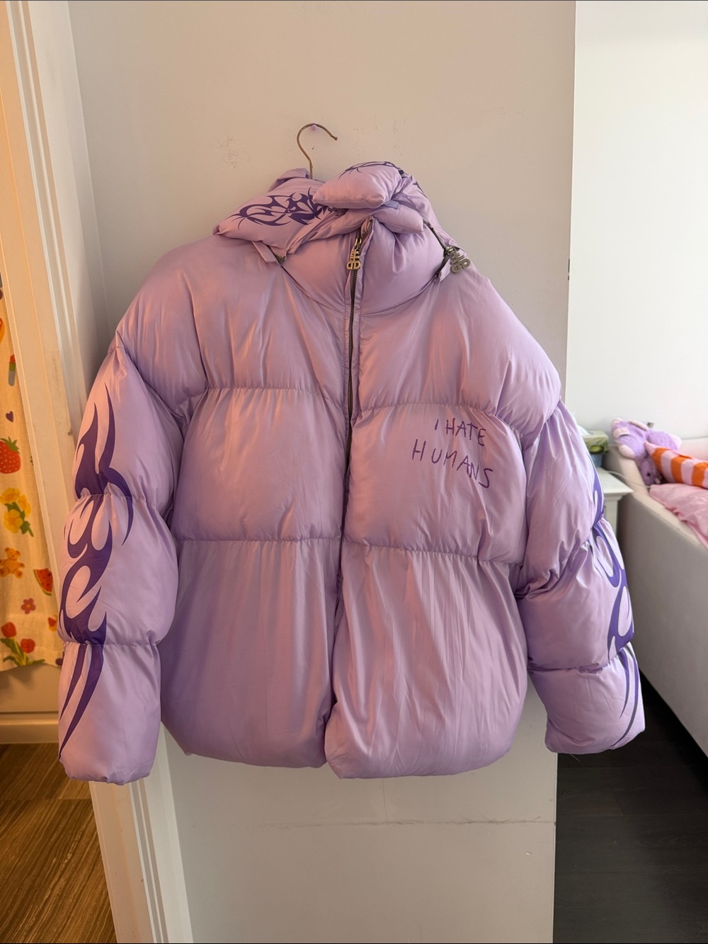 Purple Puffer Jacket
